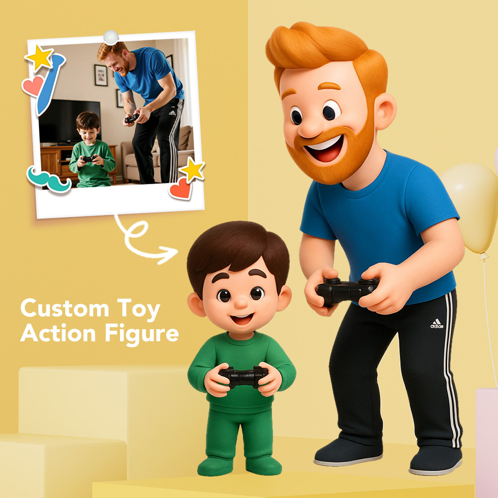 Custom 3D Action Figure from Photo Unique & Thoughtful Gifts for Her