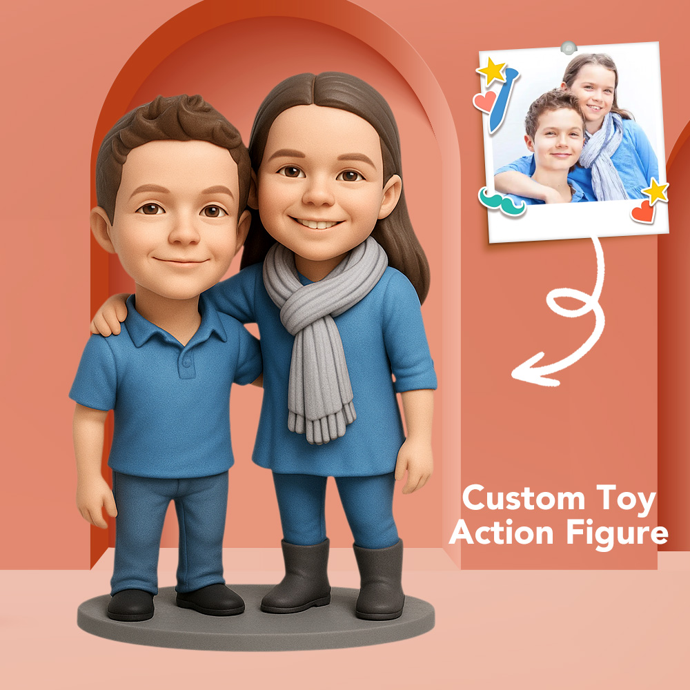 Custom 3D Action Figure from Photo Unique & Thoughtful Gifts for Her