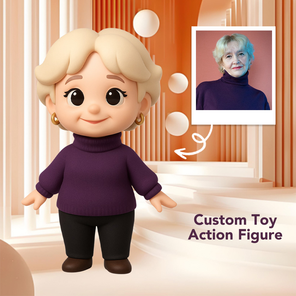 Custom 3D Action Figure from Photo Unique & Thoughtful Gifts for Her