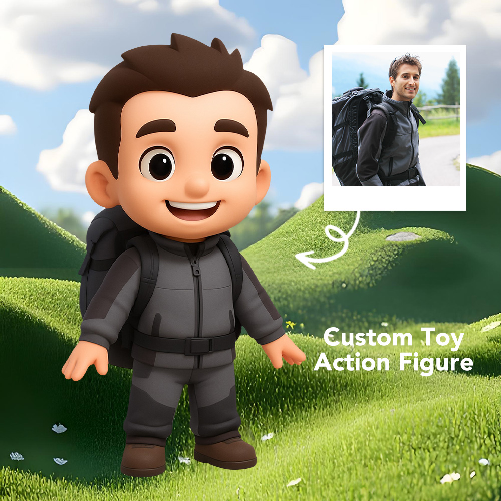 Personalized 3D Action Figure Turn Your Photo into a Unique Gift for Sports Lover