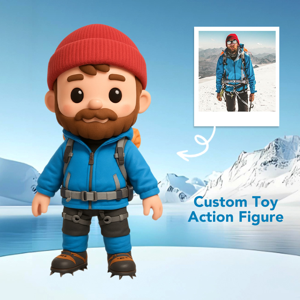 Personalized 3D Action Figure Turn Your Photo into a Unique Gift for Sports Lover