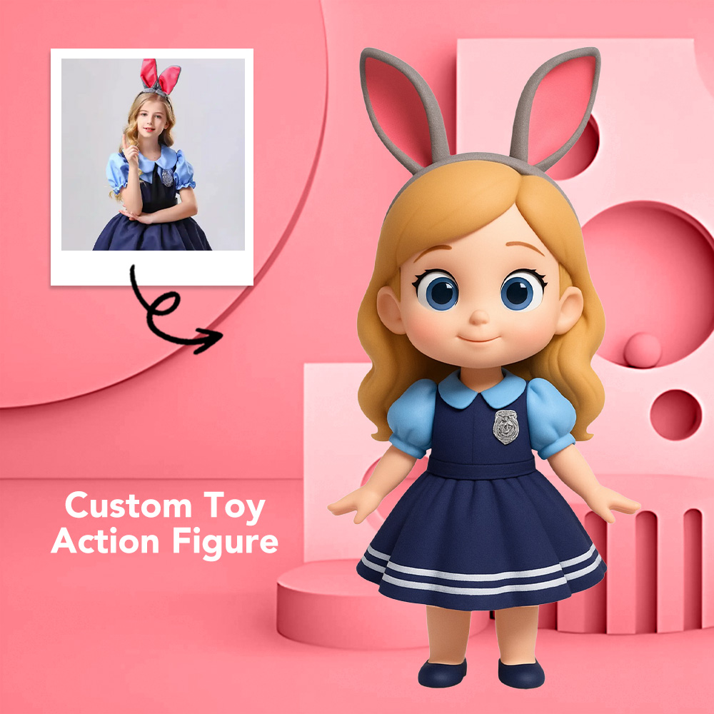 Custom 3D Action Figure From Your Photo Personalized Toy Figure Custom Action Figure Gifts For Kids