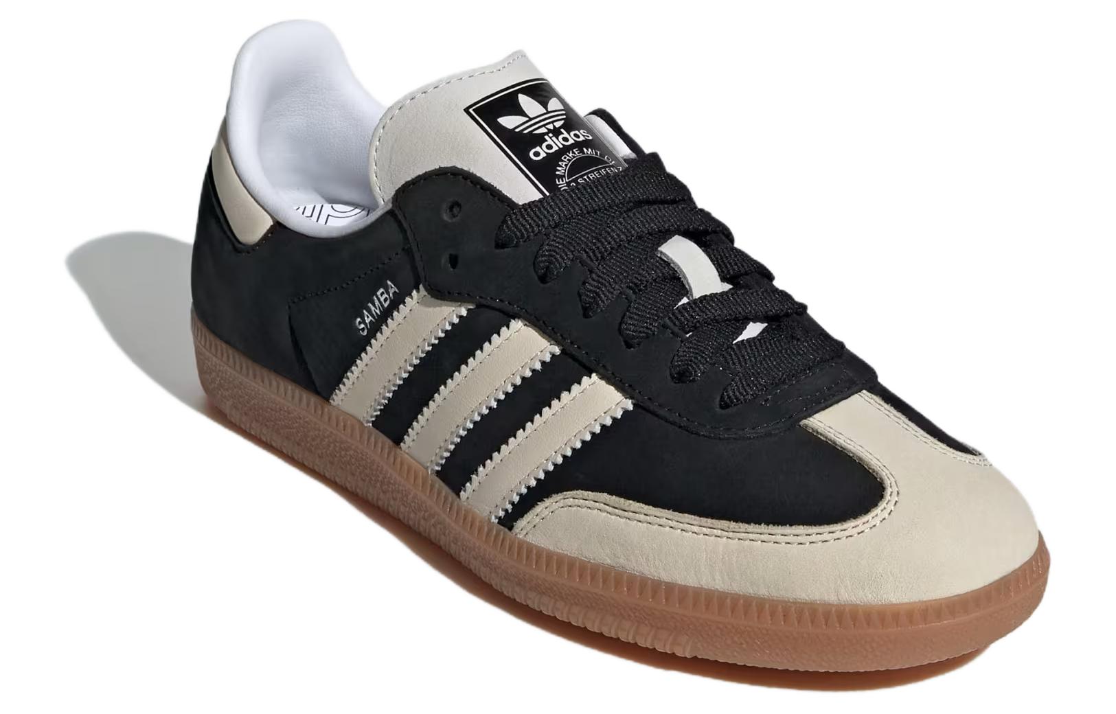 (WMNS) athtdidas originals Samba OG 'Black Wonder White' IE5836