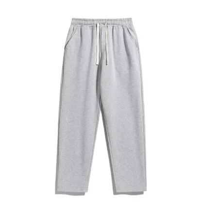 Men's Cotton Casual Regular Fit Solid Drawstring Waist Sweatpants