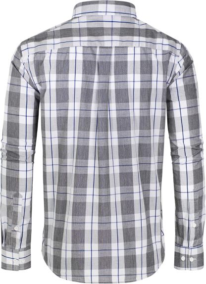Clearance sale! Men's Plaid Button Down Shirts Cotton Long Sleeve Dress Shirts Regular Fit Gingham Shirts