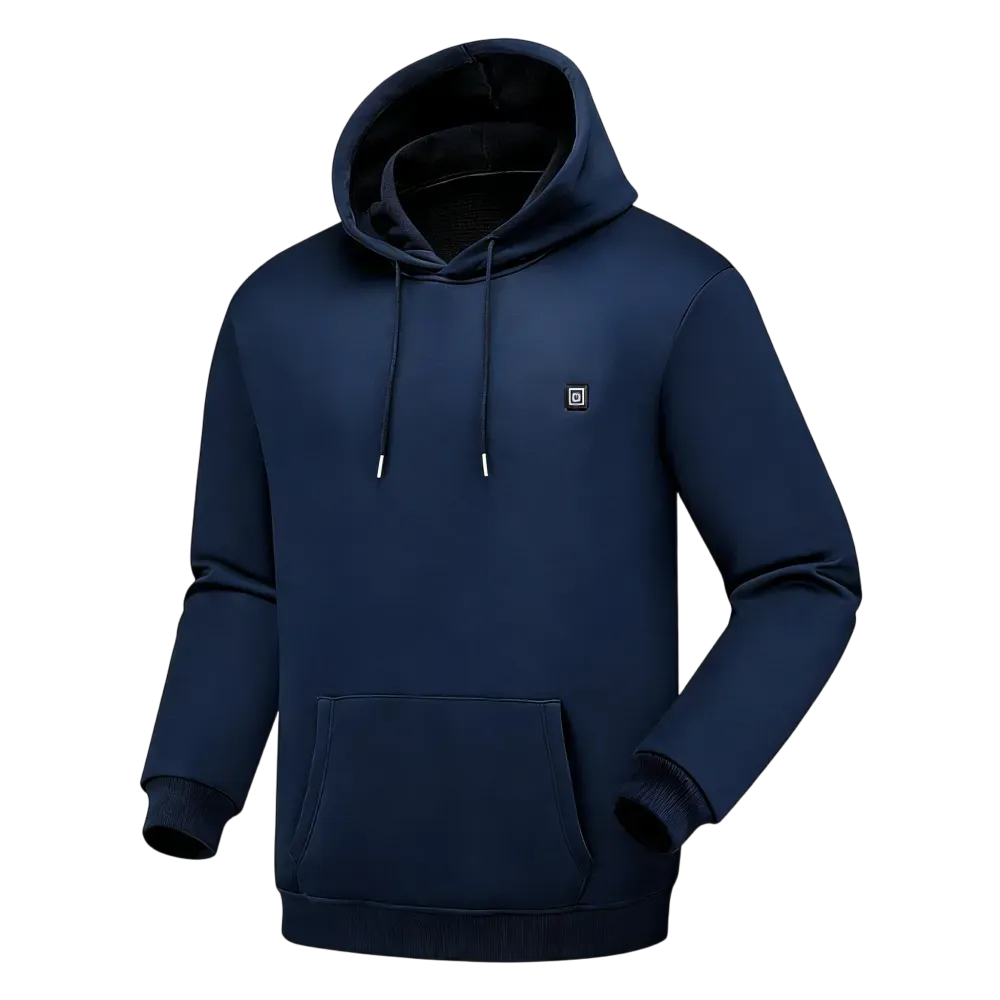 Heated Hoodie for Men – Fleece Lined, Electric Thermal Sweatshirt