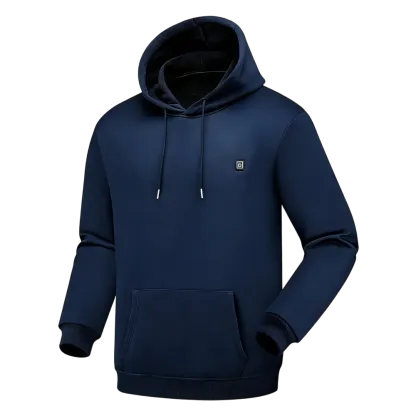 Heated Hoodie for Men – Fleece Lined, Electric Thermal Sweatshirt