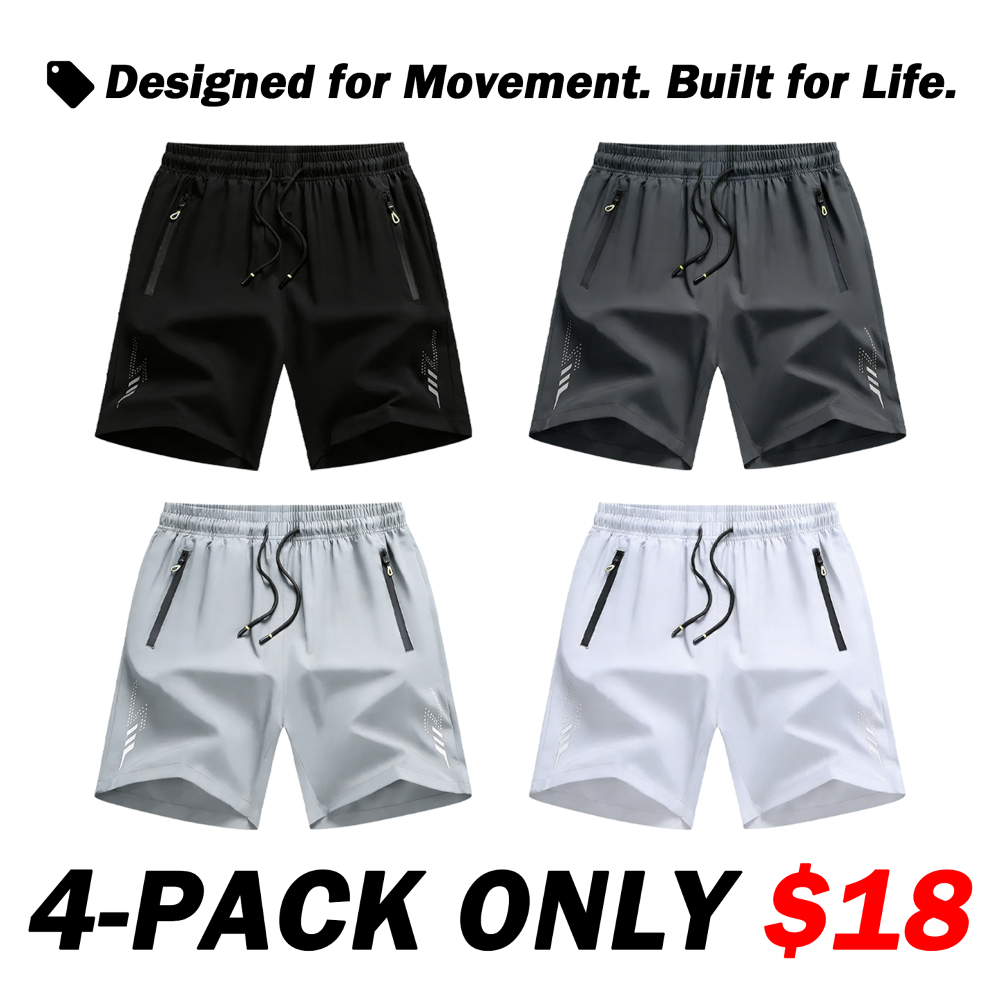 ⚡Today Only 90% Off🔥Men's Lightweight Casual Sports Shorts