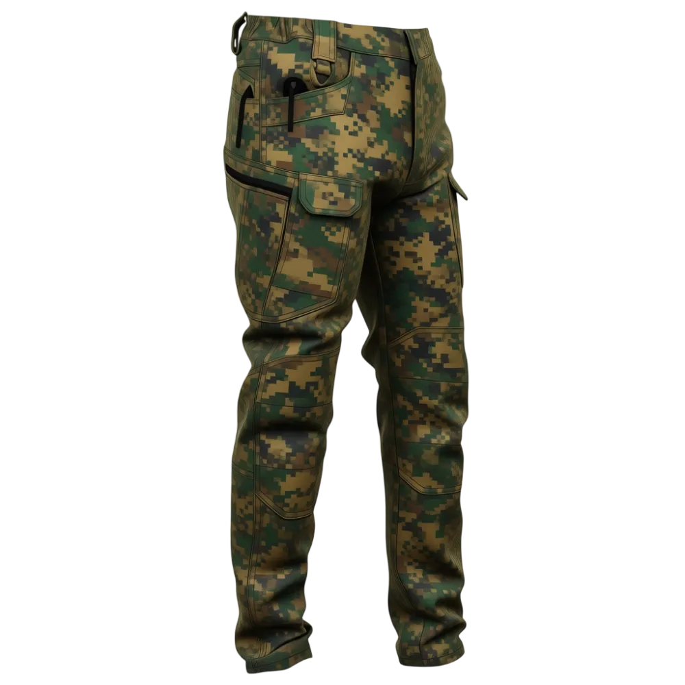 Men's Windproof Fleece-Lined Tactical Pants