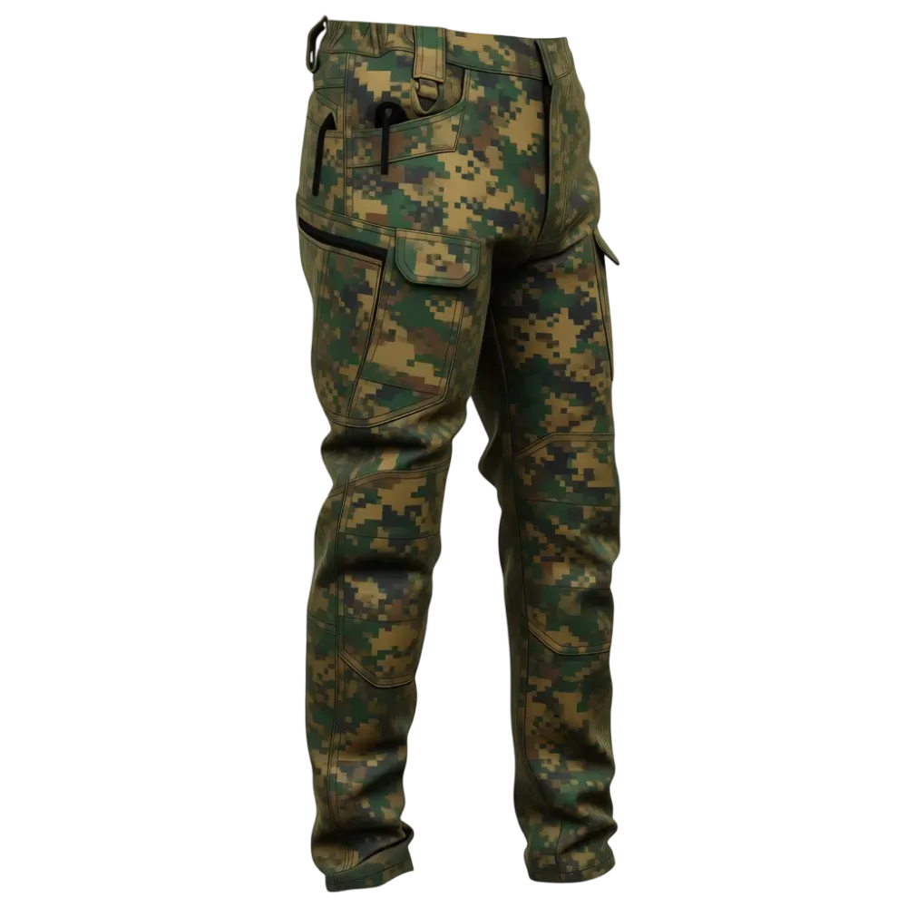 Men's Windproof Fleece-Lined Tactical Pants