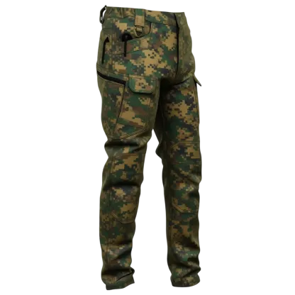 Men's Windproof Fleece-Lined Tactical Pants