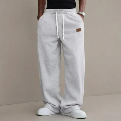 Men’s Loose Straight-Leg Casual Pants