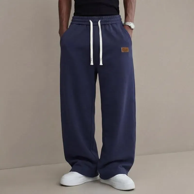 Men’s Loose Straight-Leg Casual Pants