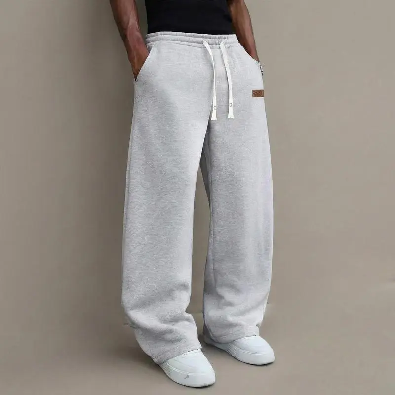Men’s Loose Straight-Leg Casual Pants