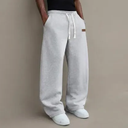 Men’s Loose Straight-Leg Casual Pants
