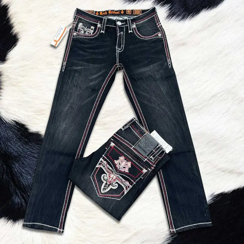 Rock Revival Jeans for Men - Premium Western Denim Collection