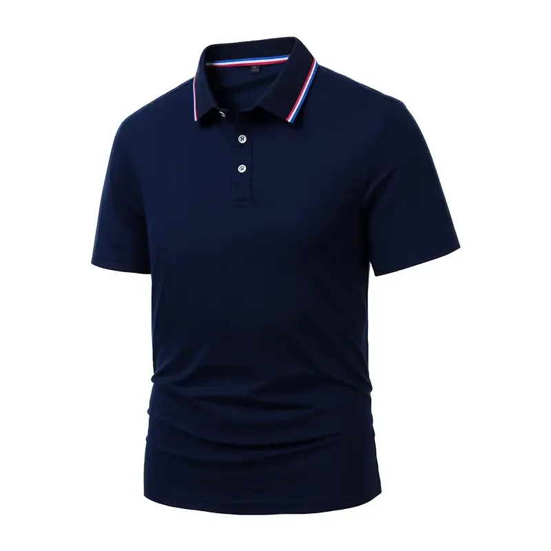 Men's Dry Fit Moisture Fabric Polo Collar Shirt