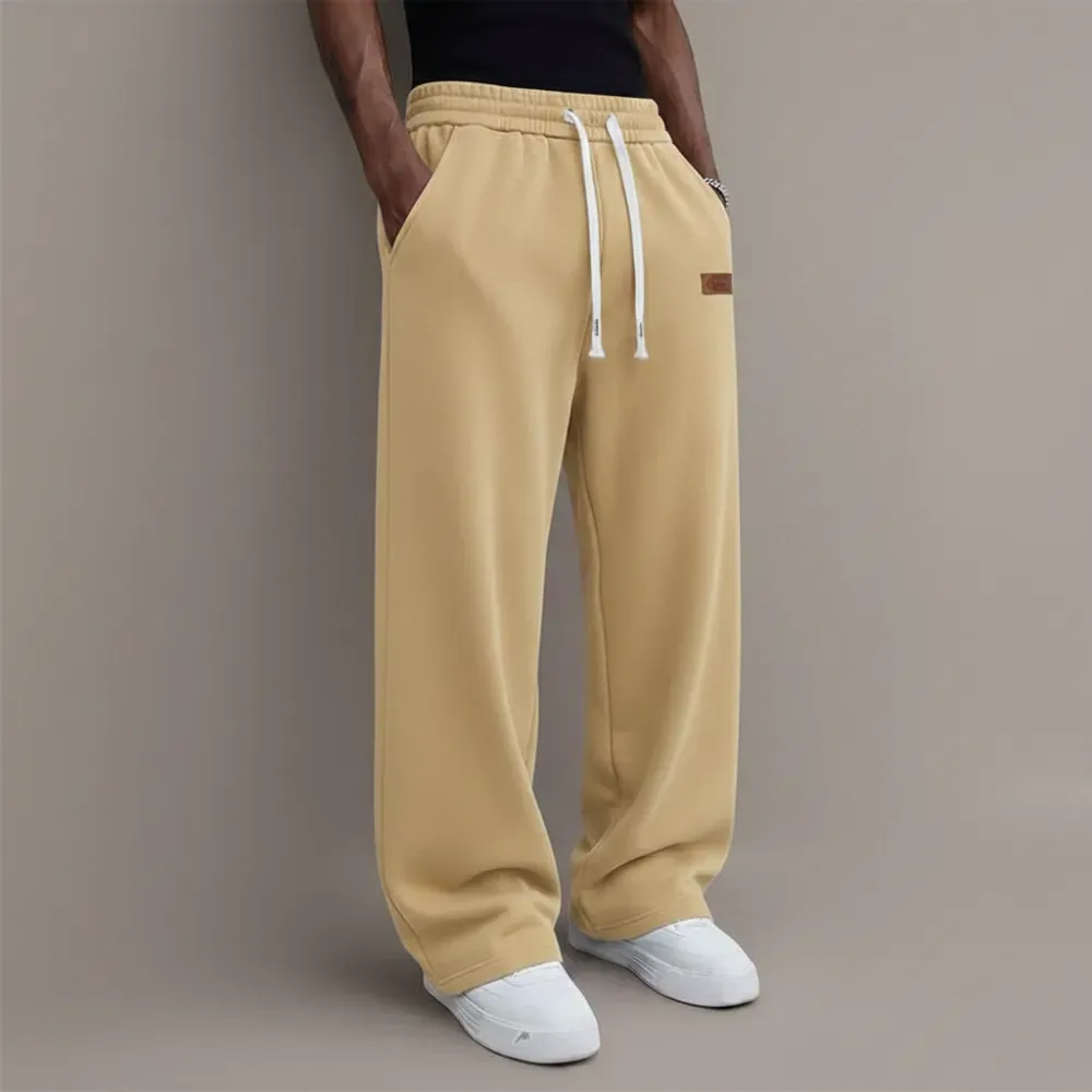 Men’s Loose Straight-Leg Casual Pants