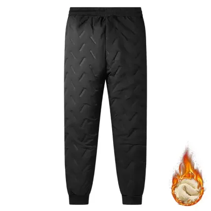 Men's Hooded Fleece Casual Set Stand Collar Jacket & Pants