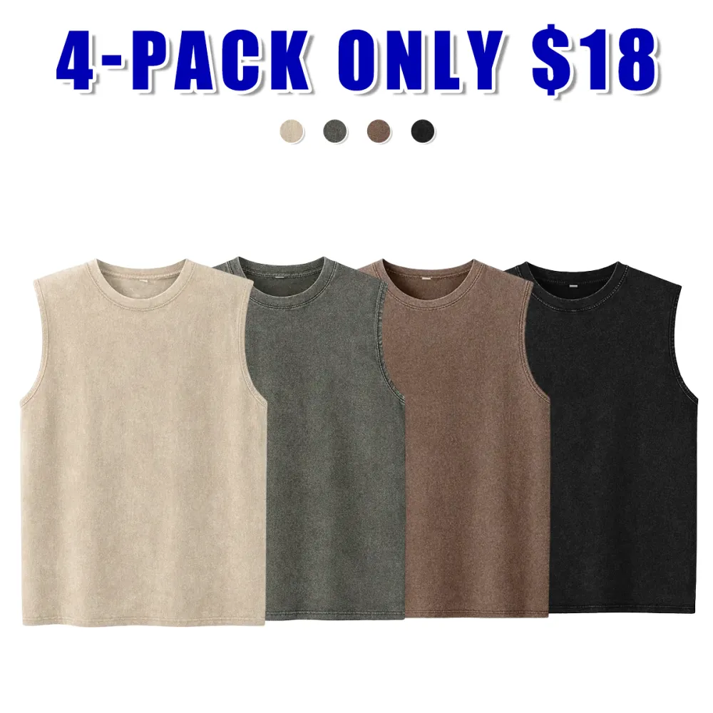 Retro Athletic Heavyweight Pure Cotton T-Shirt & Vest