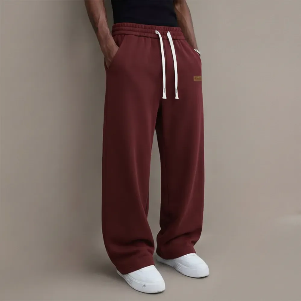 Men’s Loose Straight-Leg Casual Pants