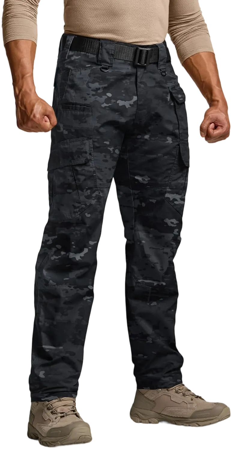 [8-PACK/8-COLOR]Men's Tactical Work Pants 9 Pockets Ripstop