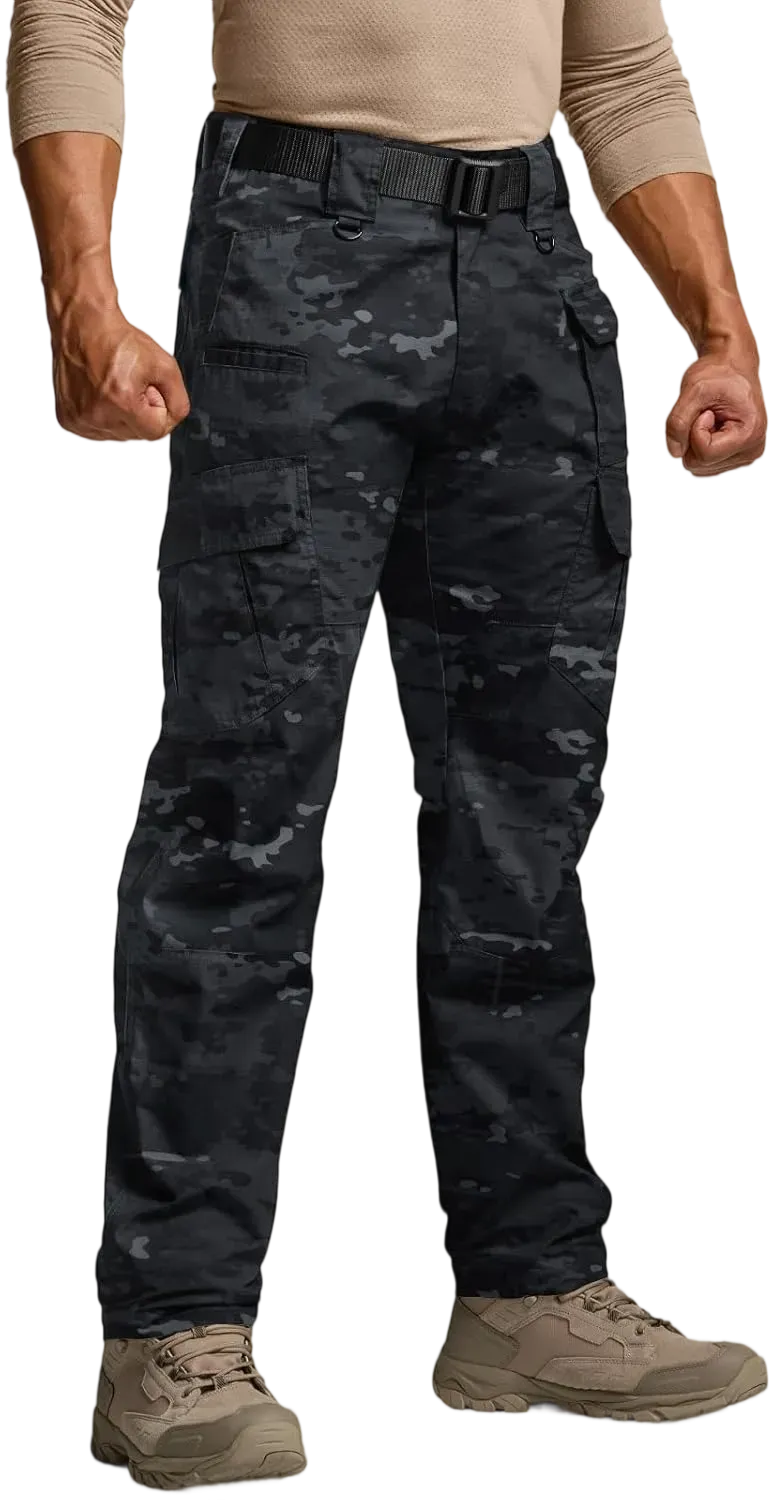 [8-PACK/8-COLOR]Men's Tactical Work Pants 9 Pockets Ripstop