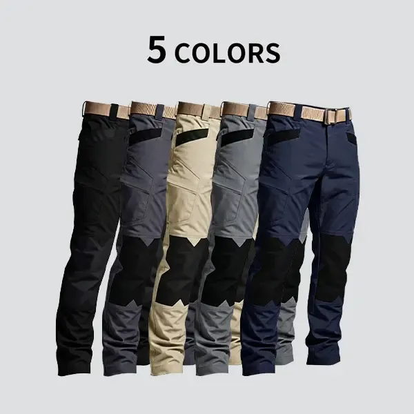 Men's Flex Stretch Tactical Pants, Water Resistant Ripstop Cargo Pants