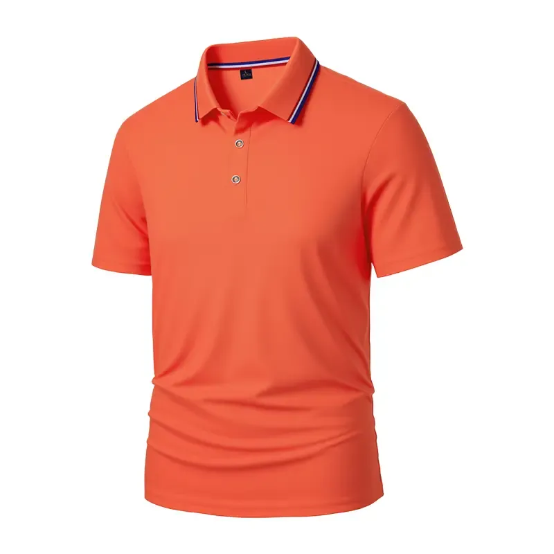 Men's Dry Fit Moisture Fabric Polo Collar Shirt