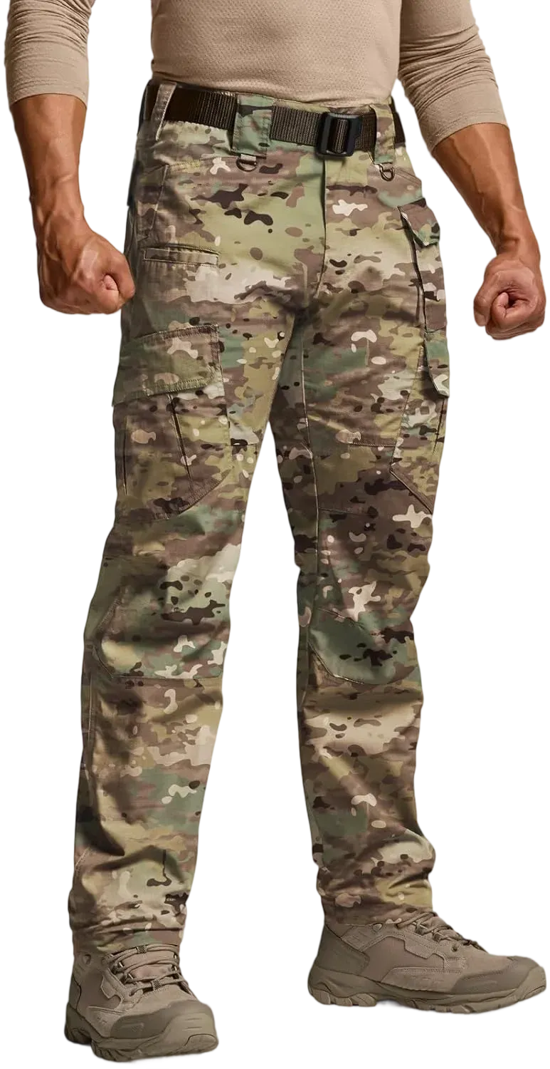 [8-PACK/8-COLOR]Men's Tactical Work Pants 9 Pockets Ripstop