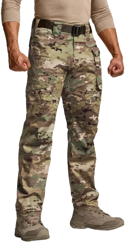 [8-PACK/8-COLOR]Men's Tactical Work Pants 9 Pockets Ripstop