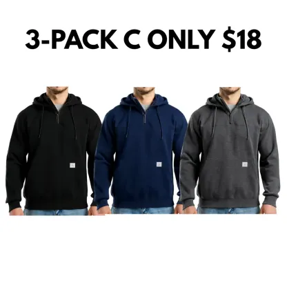 Men’s Water-Resistant Fleece Work Hoodie