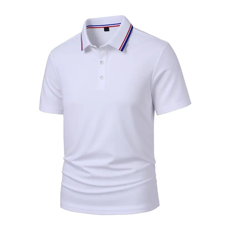 Men's Dry Fit Moisture Fabric Polo Collar Shirt