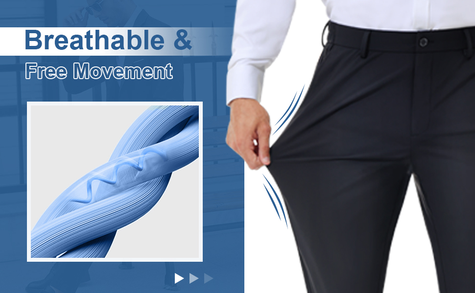 men's stretch dress pants