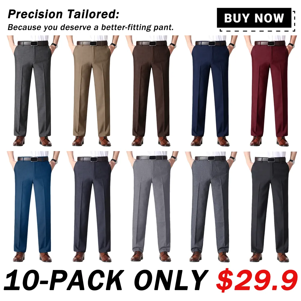 Father's Day Sale: Men’s Classic Ice Silk High Waist Comfort Pants