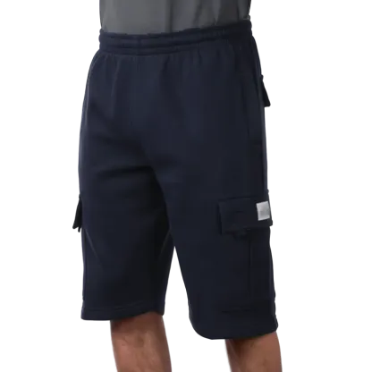 Men's Heavyweight Fleece Cargo Shorts 6 Pockets Relaxed Fit Sweat Shorts