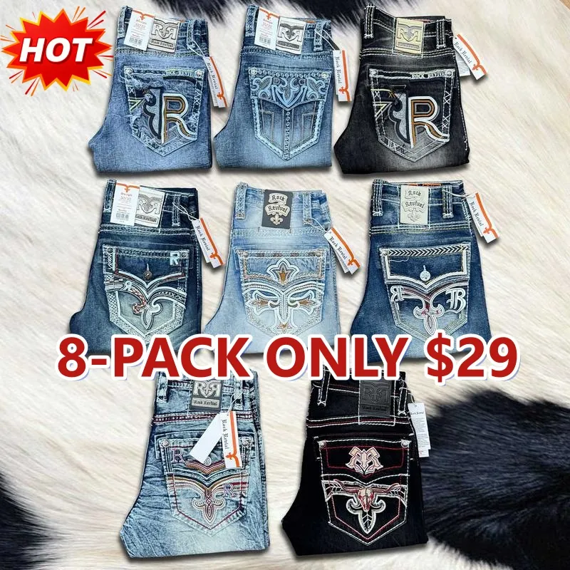 Rock Revival Jeans for Men - Premium Western Denim Collection