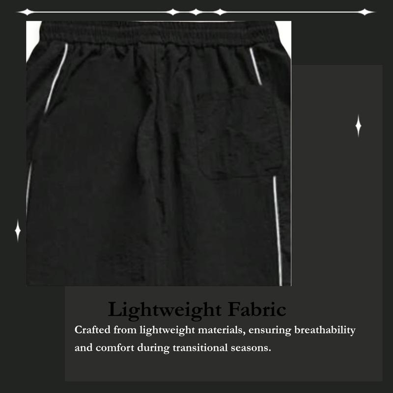 Men's Casual Sporty Long Pants, Loose Fit Elastic Cuff, Fashionable Print, Lightweight Fabric, Perfect for Daily Wear Men's Casual Sporty Long Pants, Loose Fit Elastic Cuff, Fashionable Print, Lightweight Fabric, Perfect for Daily Wear