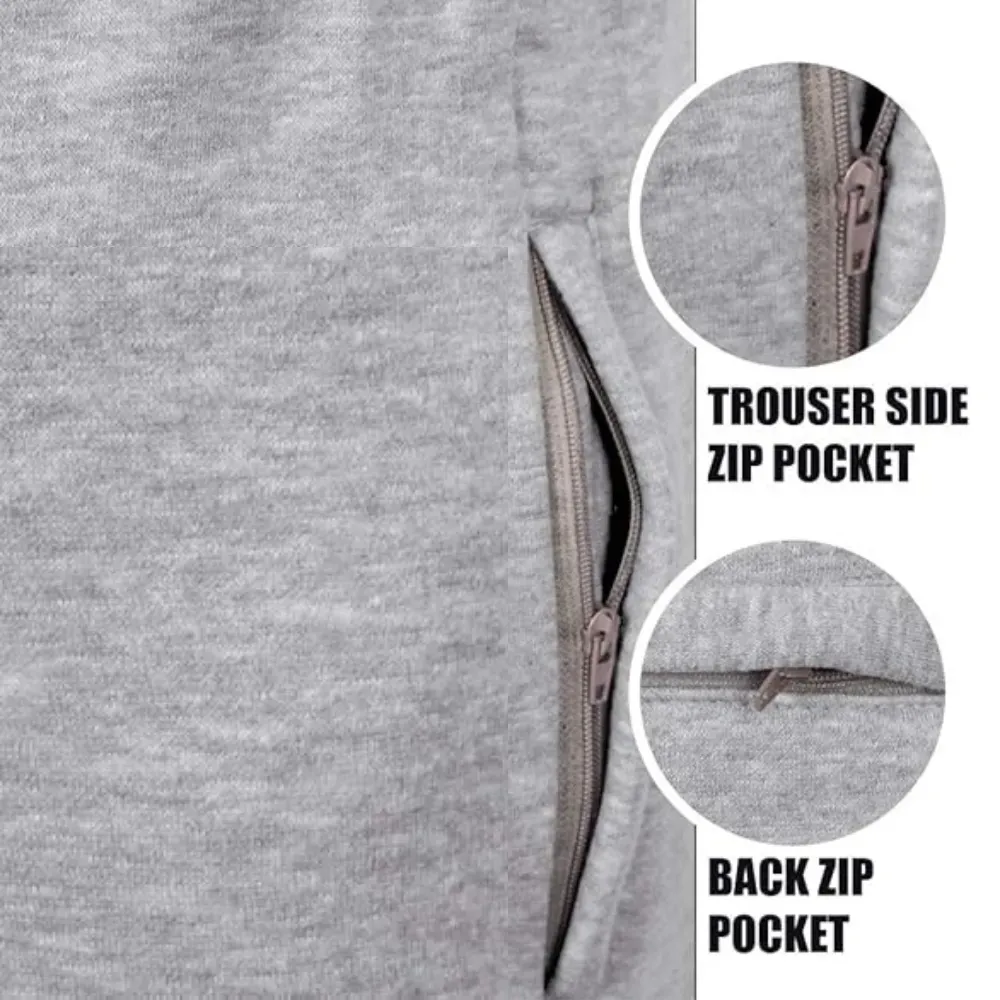 Men��s Multi Pack Fleece Zip Hoodie & Jogger Sets