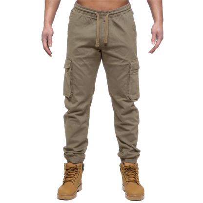 Men's 3Pc Elasticated Combat Casual Pants
