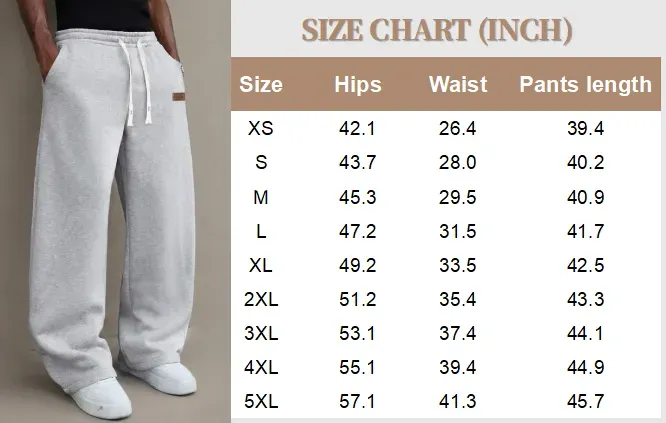 Men’s Loose Straight-Leg Casual Pants