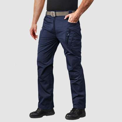 7-parks Men's Tactical Pants with 9 Pockets Rip-Stop Work Hiking Pants