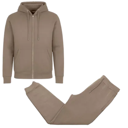 Men��s Multi Pack Fleece Zip Hoodie & Jogger Sets