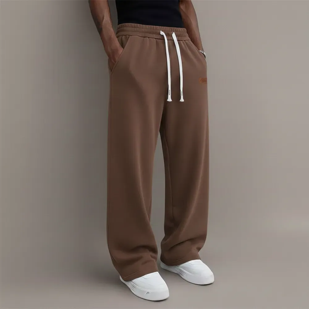Men’s Loose Straight-Leg Casual Pants