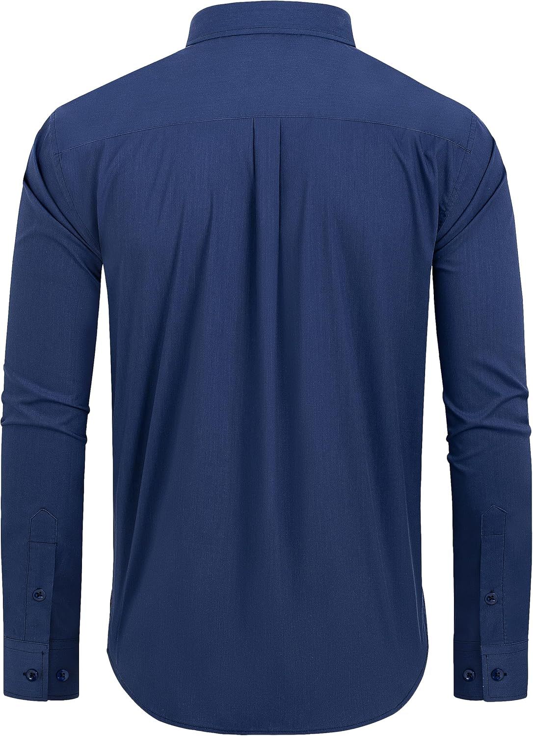 Clearance sale! Men's Plaid Button Down Shirts Cotton Long Sleeve Dress Shirts Regular Fit Gingham Shirts