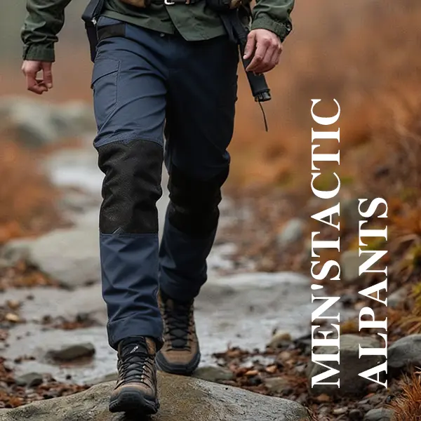 Men's Flex Stretch Tactical Pants, Water Resistant Ripstop Cargo Pants