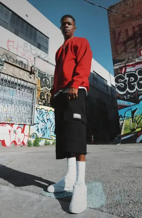 Men's Heavyweight Fleece Cargo Shorts 6 Pockets Relaxed Fit Sweat Shorts