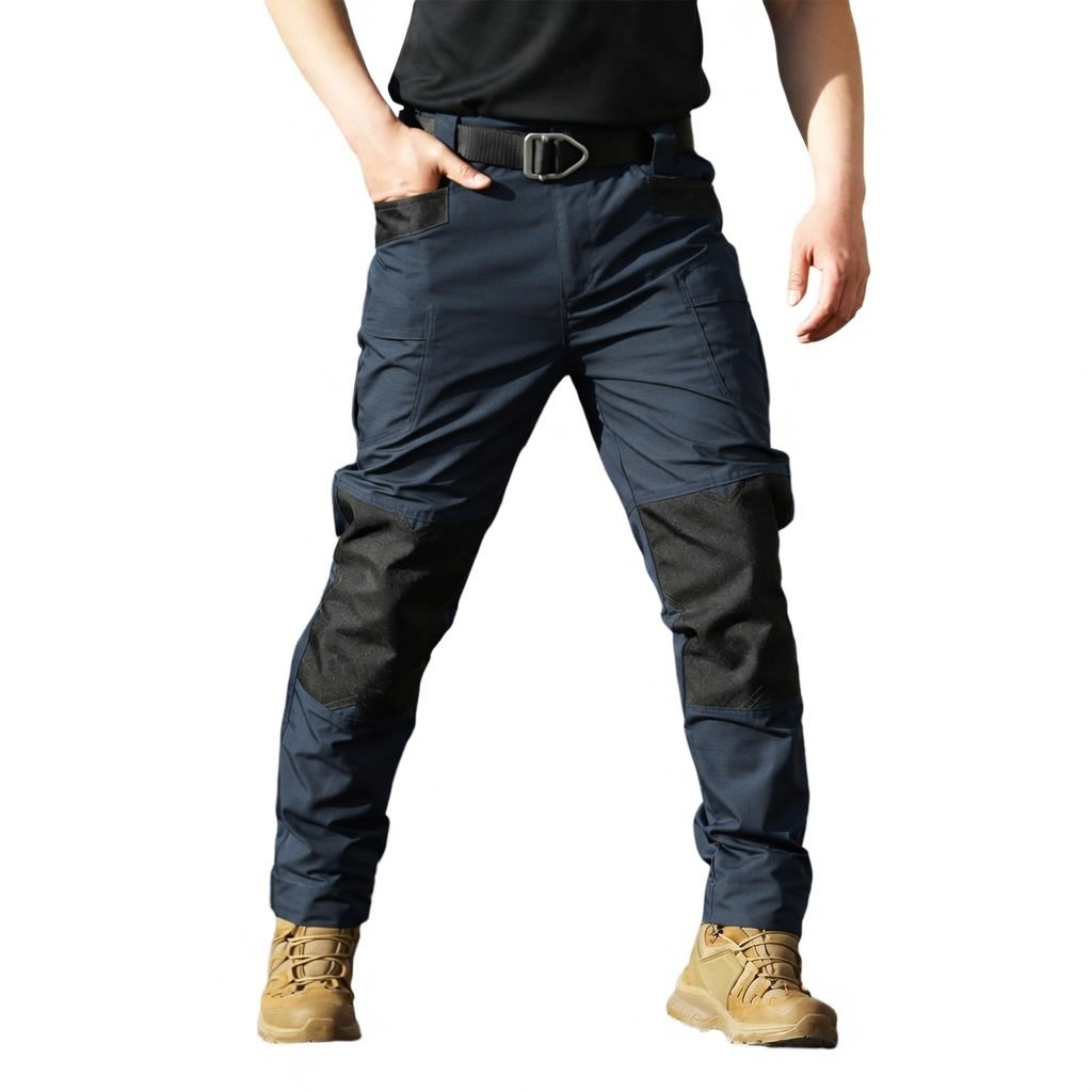 Men's Flex Stretch Tactical Pants, Water Resistant Ripstop Cargo Pants