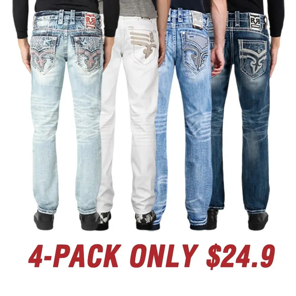 Men's 8-Pack Western Vintage Straight Jeans