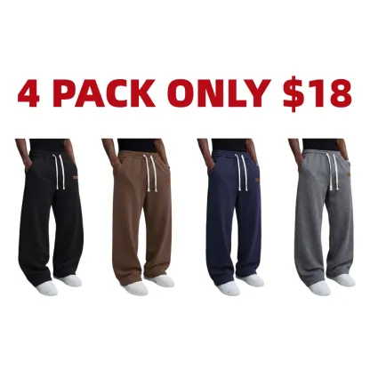 Men’s Loose Straight-Leg Casual Pants